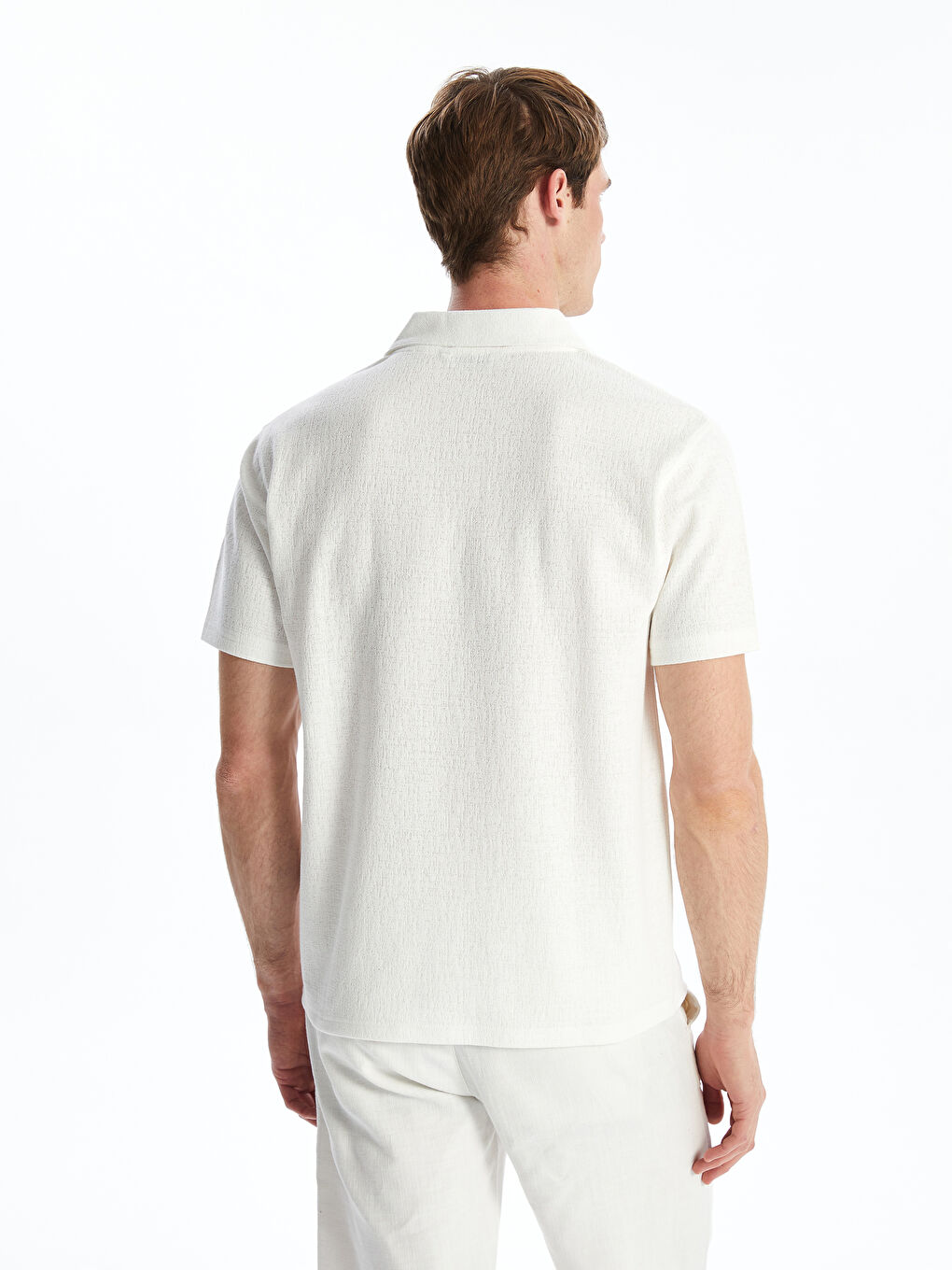 LCW Vision Men's Polo Neck T-Shirt -S5NN25Z8-R9J