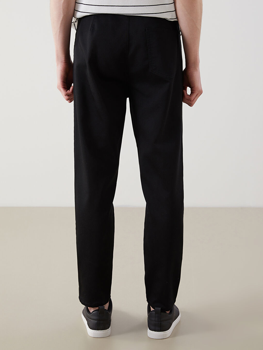 Slim Fit Dobby Men's Trousers -S5NN28Z8-RQL