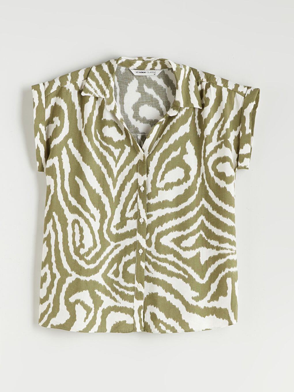 Patterned Women's Shirt -S5NN59Z8-LRR