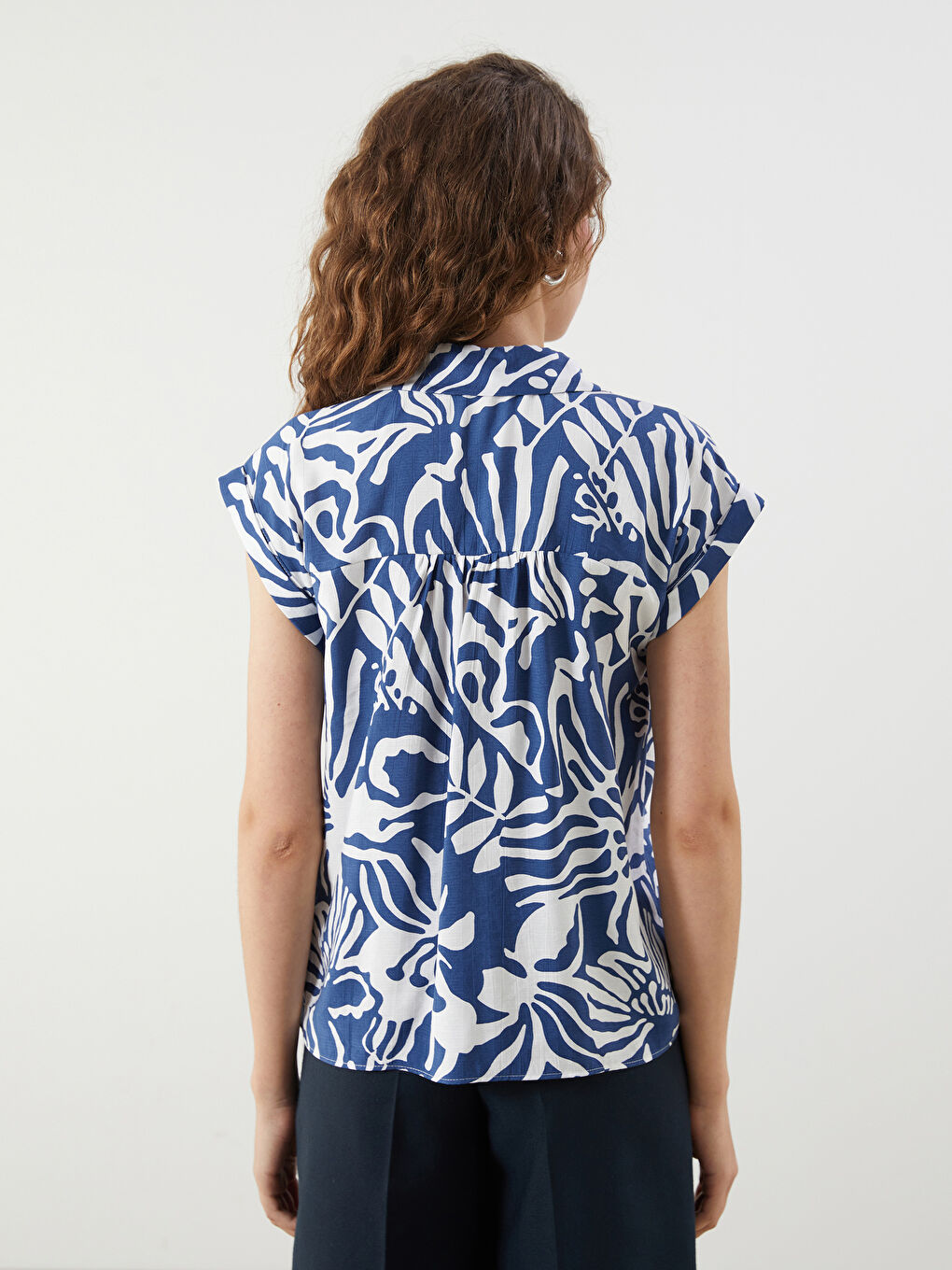 Patterned Women's Shirt -S5NN59Z8-LSJ