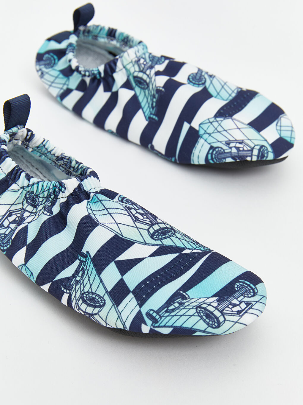 Lacivert Baskılı Erkek Çocuk Deniz Ayakkabısı-2