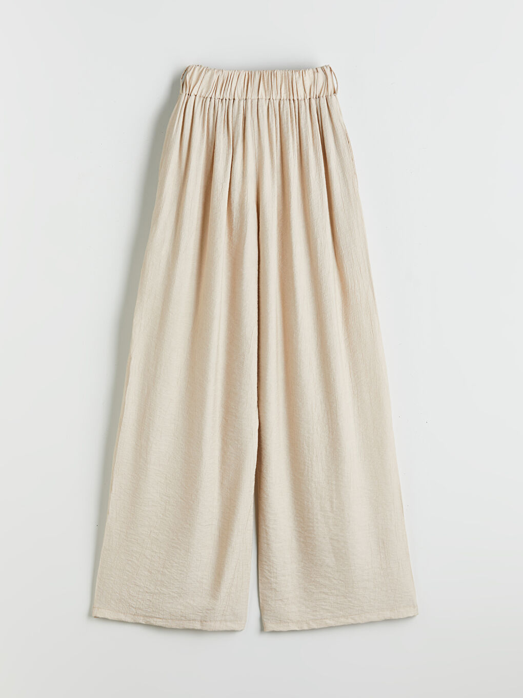 Elastic Waist Wide Leg Women's Trousers -S5NO07Z8-DS3
