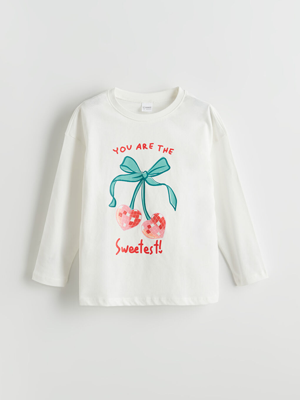 Crew Neck Girls Pajama Set -S5NO17Z4-FDU