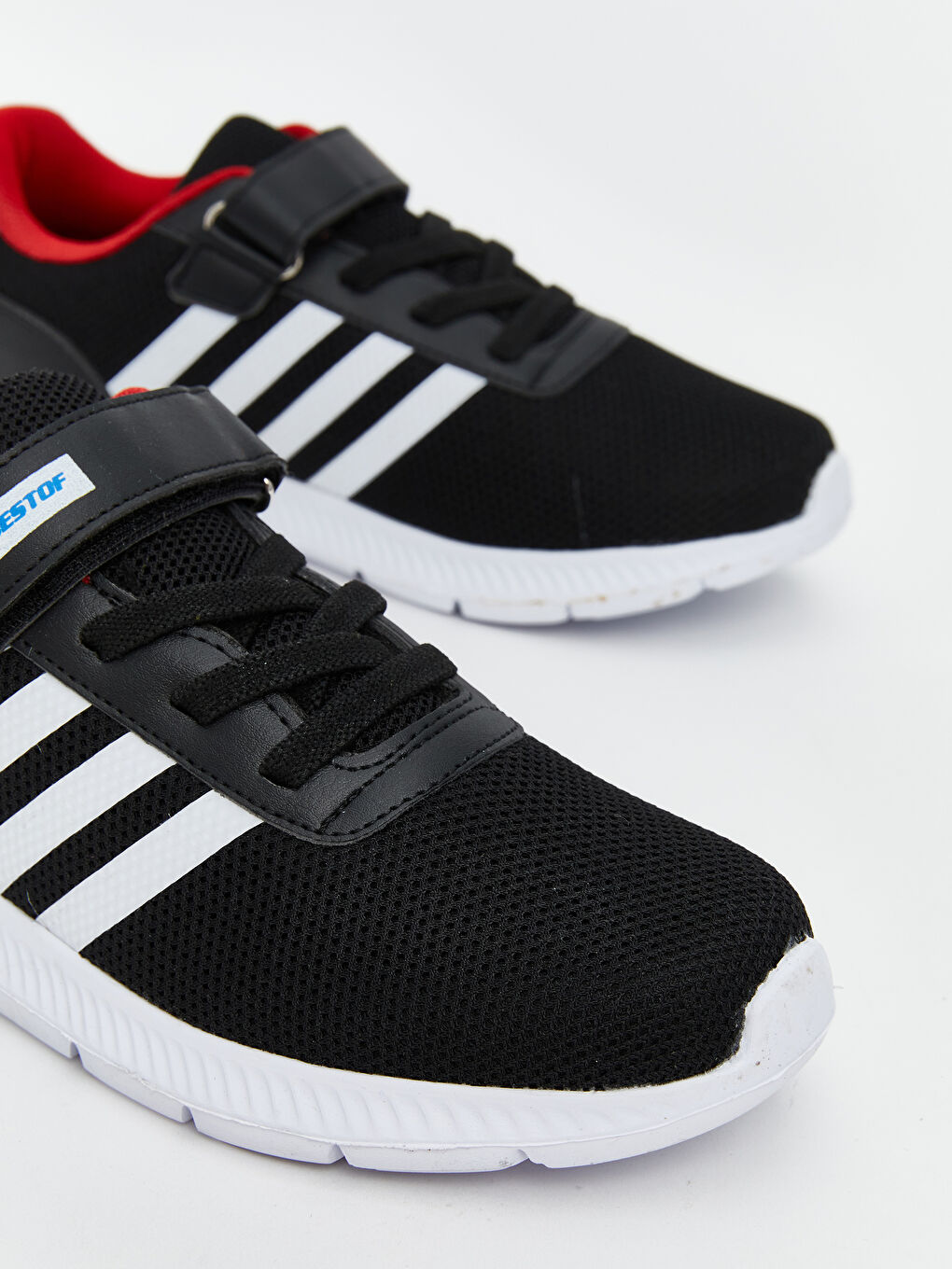 Siyah Bağcık ve Cırt Cırtlı Erkek Çocuk Spor Ayakkabı-2