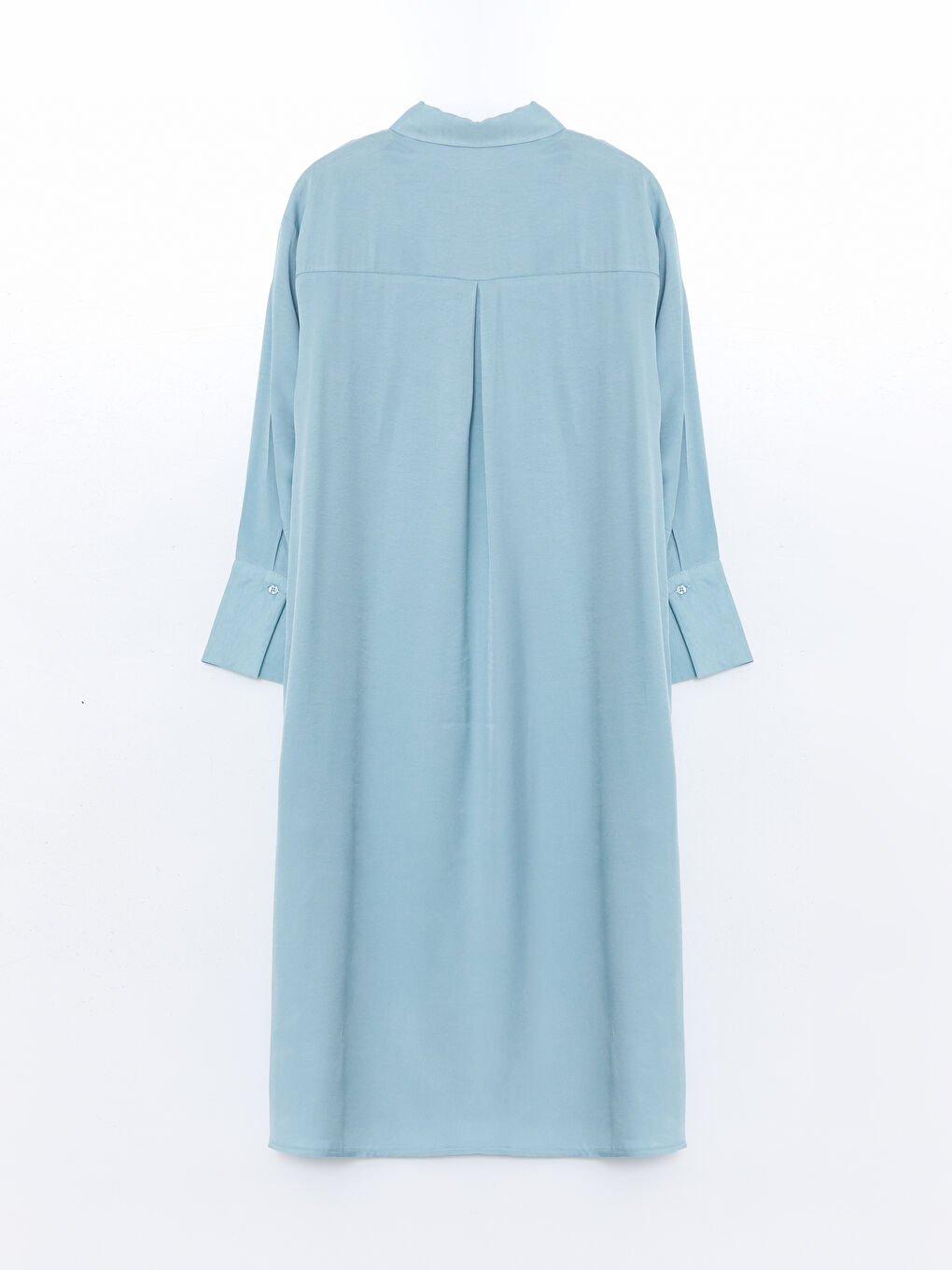 LCW Modest Mavi Oversize Kadın Gömlek Tunik - 2