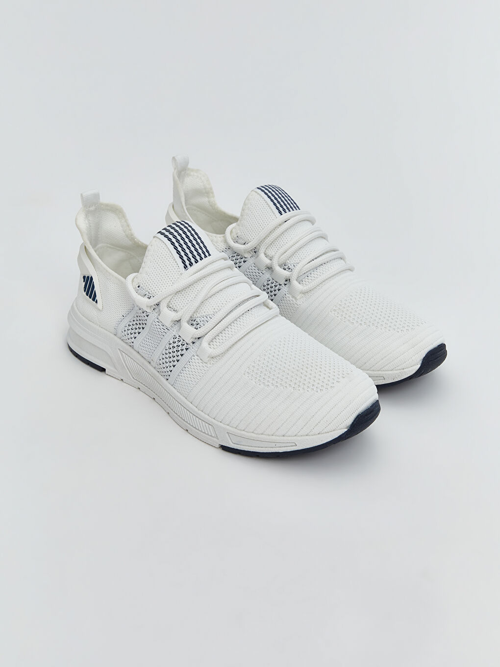 Lace-up Men's Sneakers with Mesh Detail -S5NP18Z8-J5E
