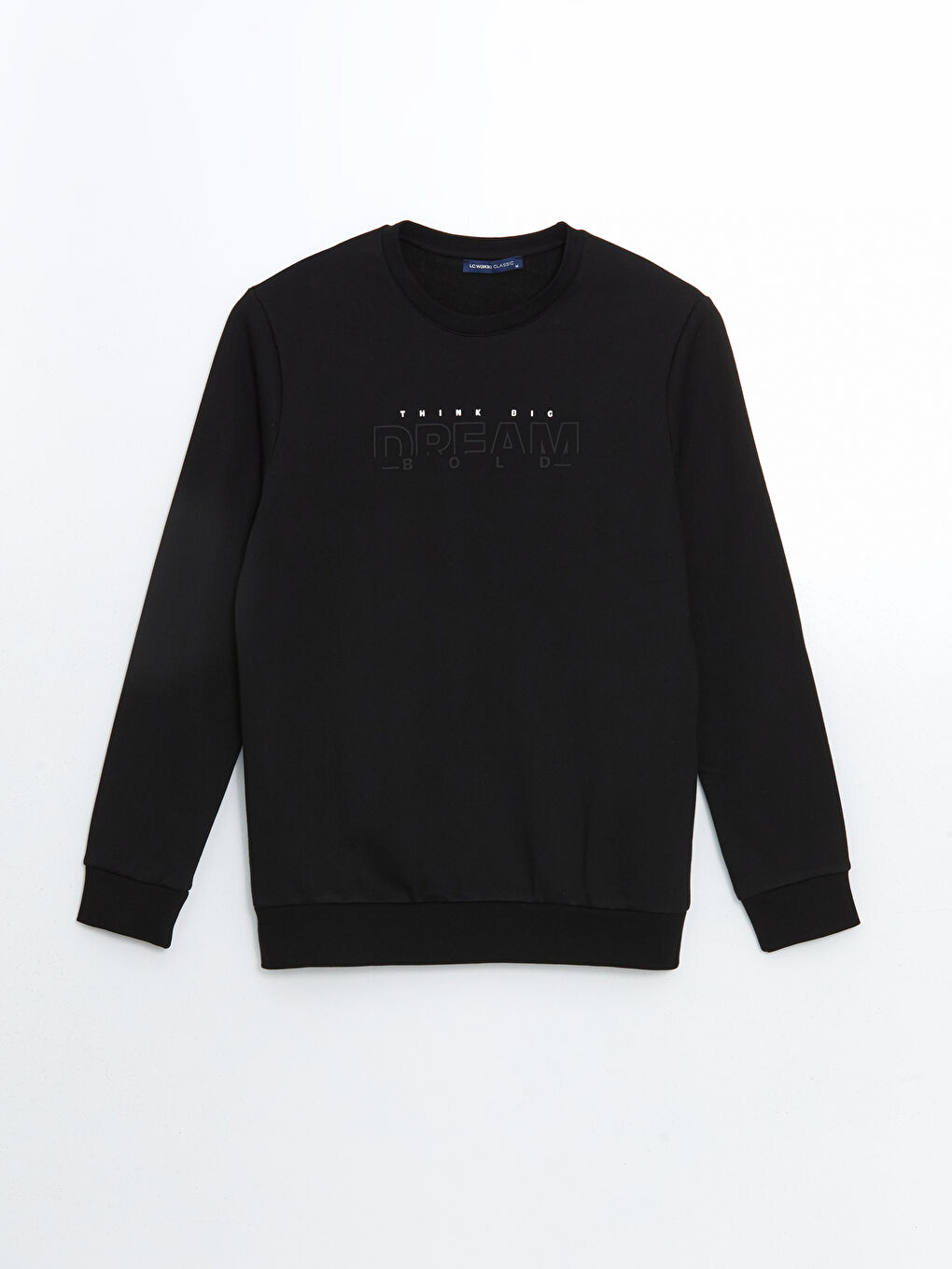 Crew Neck Printed Men's Thick Sweatshirt-8