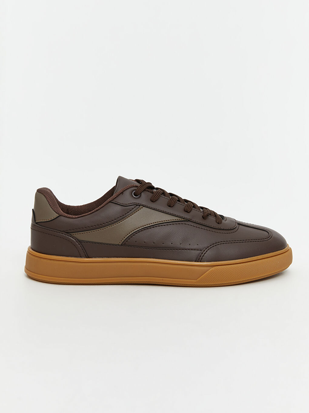 Kahverengi Bağcıklı Erkek Spor Ayakkabı-1