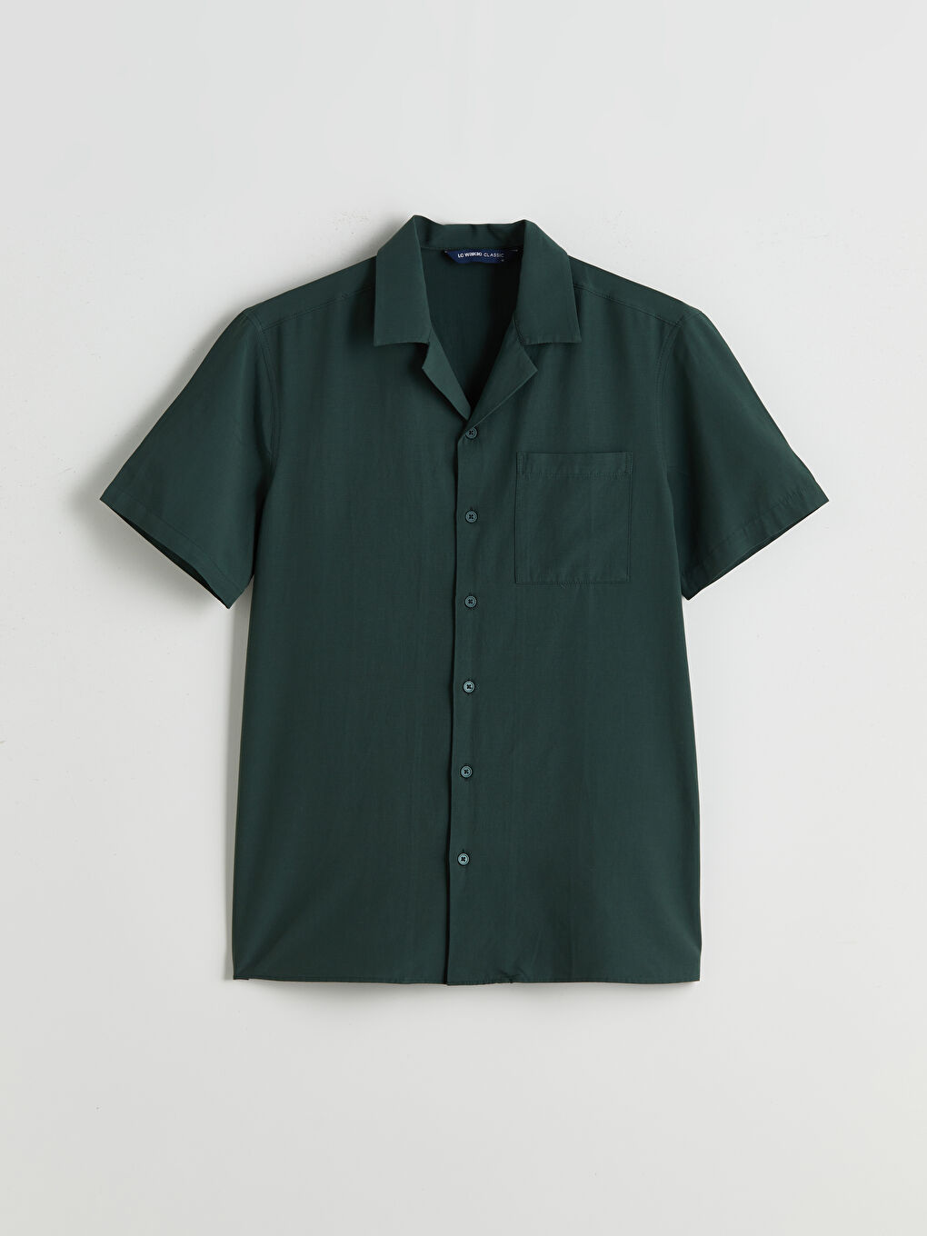 Haki Regular Fit Modal Karışımlı Erkek Gömlek-4