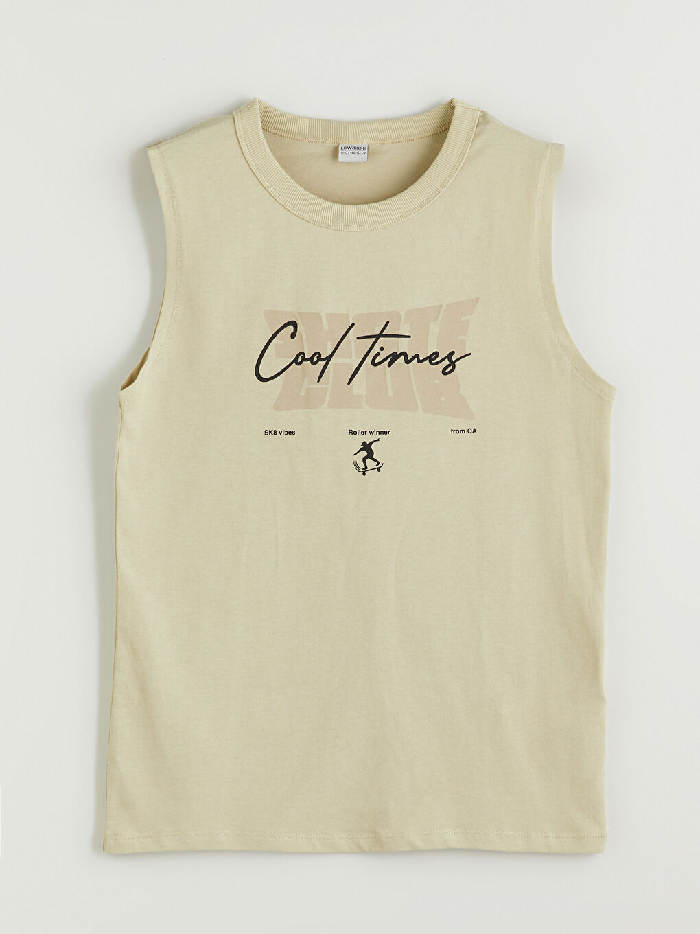 Crew Neck Boys' Tank Top -S5NQ70Z4-FN0