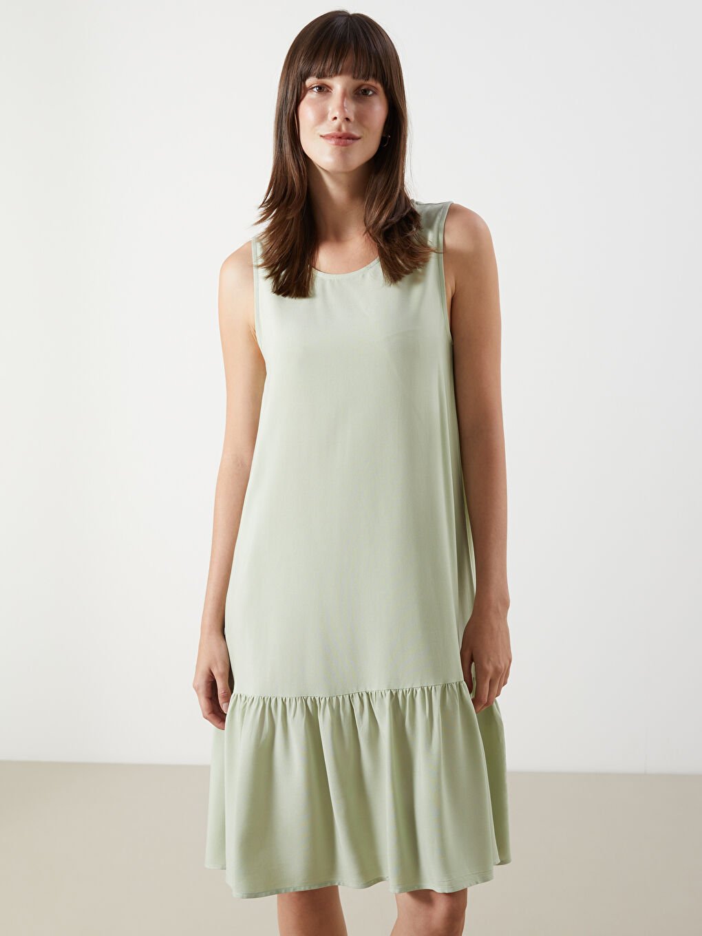 Crew Neck Mini Dress -S5NQ81Z8-FJY