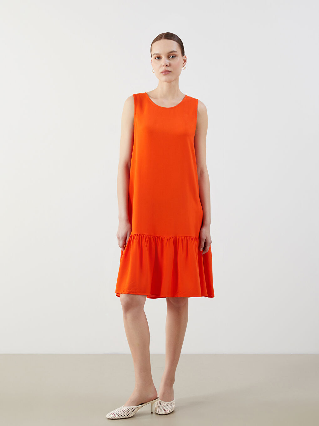 Woman ORANGE Dress -S5NQ81Z8-GRM