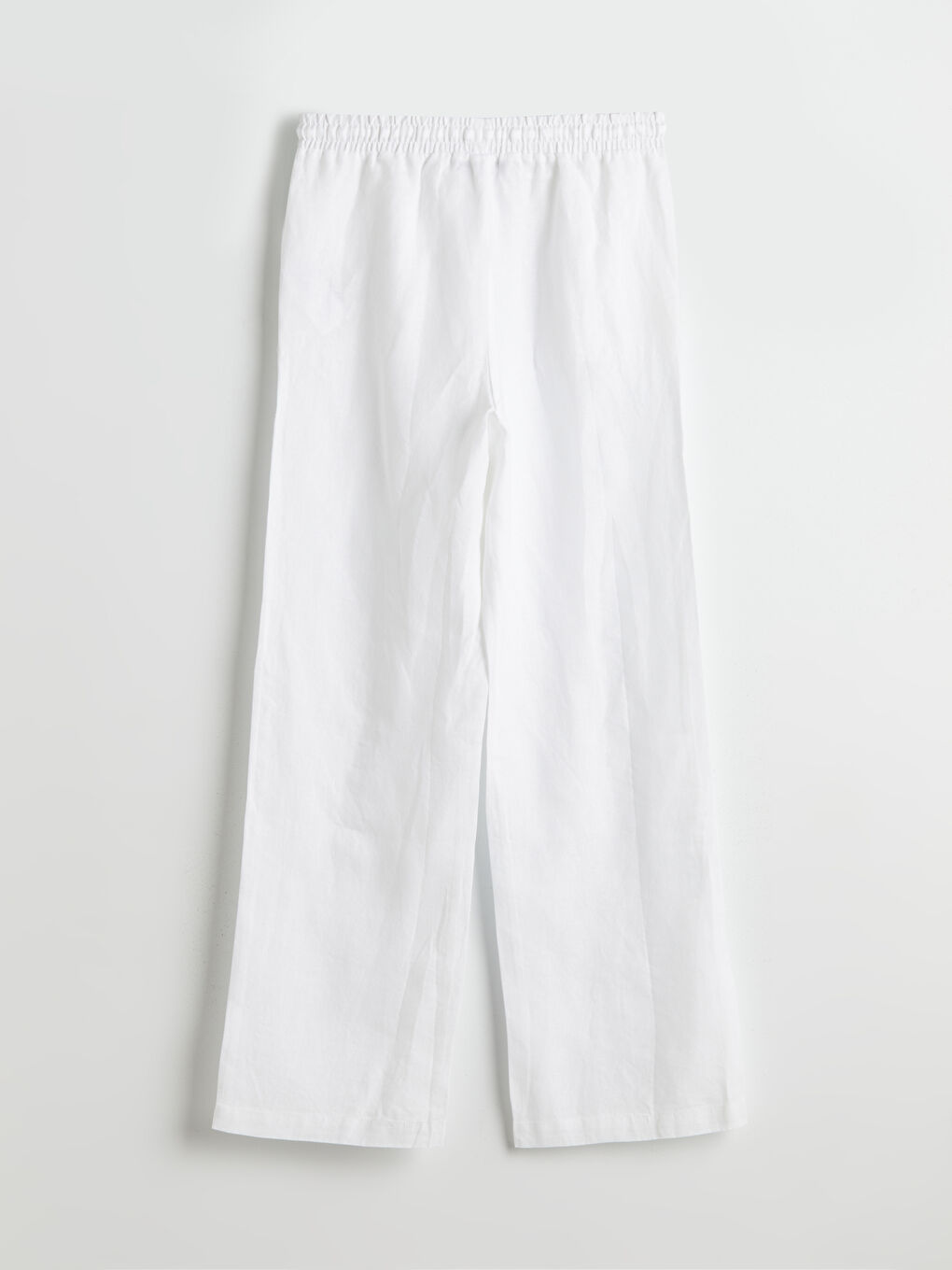Woman WHITE Trousers -S5NQ89Z8-FFB