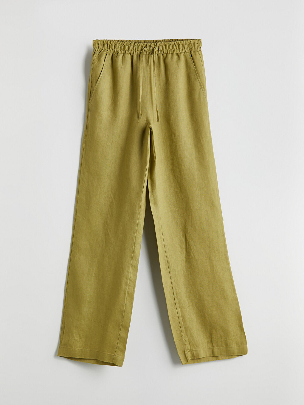 Woman KHAKI Trousers -S5NQ89Z8-GDM