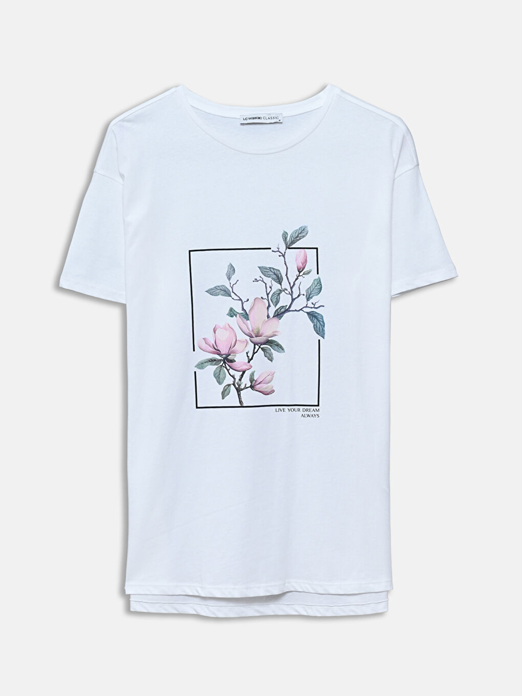 LC Waikiki Crew Neck Floral Women's T-Shirt -S5NQ91Z8-R9J