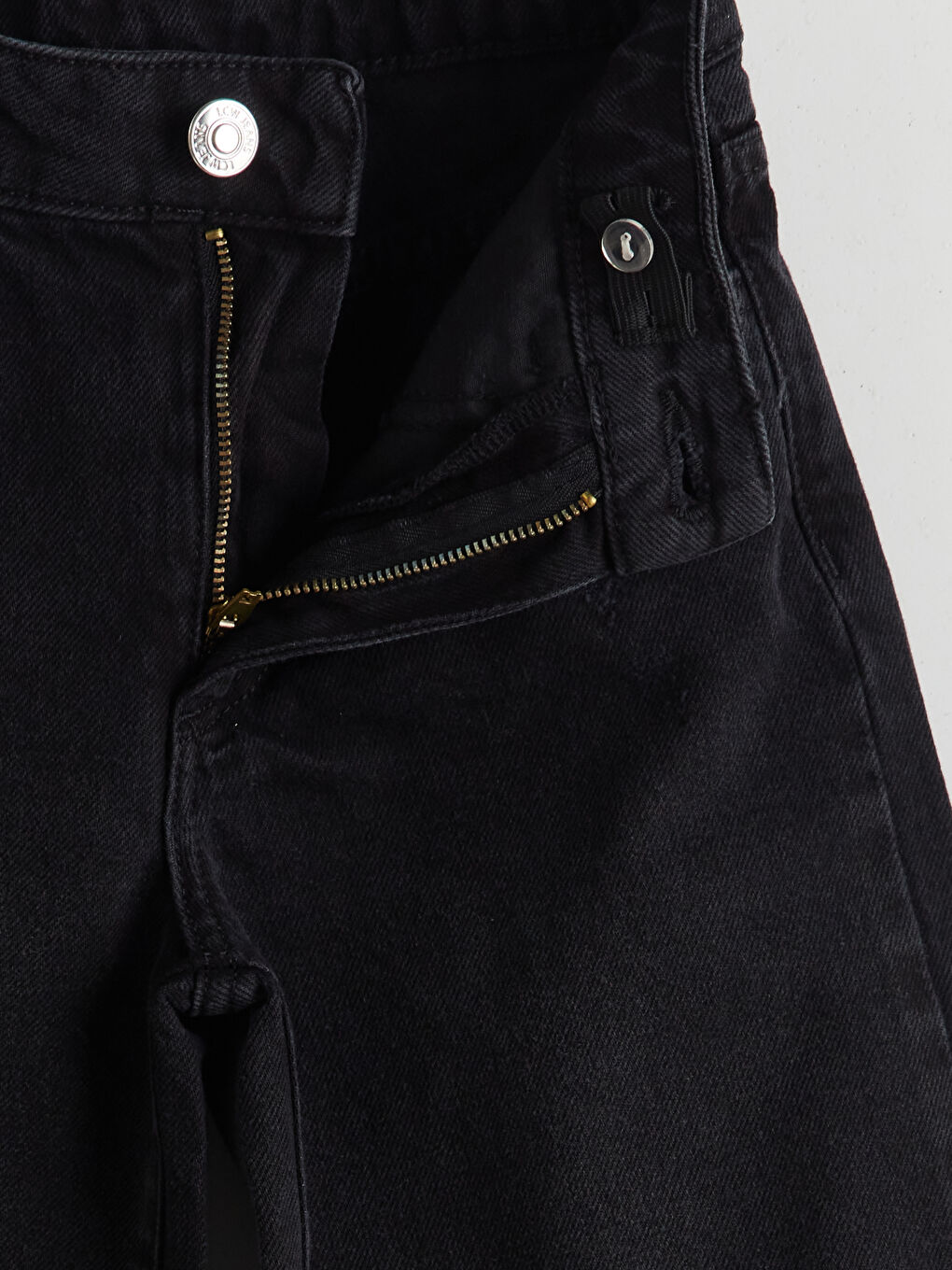 Girl's Jean Trousers with Adjustable Elastic Waist -S5NQ95Z4-326