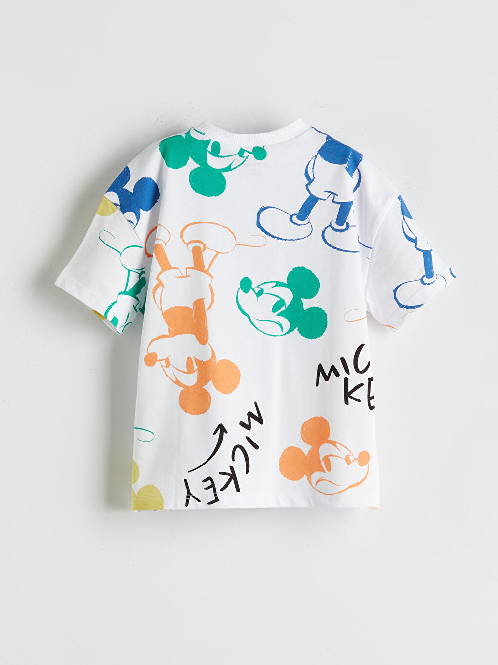 LCW baby Beyaz Mickey Mouse Baskılı Erkek Çocuk Tişört - 1