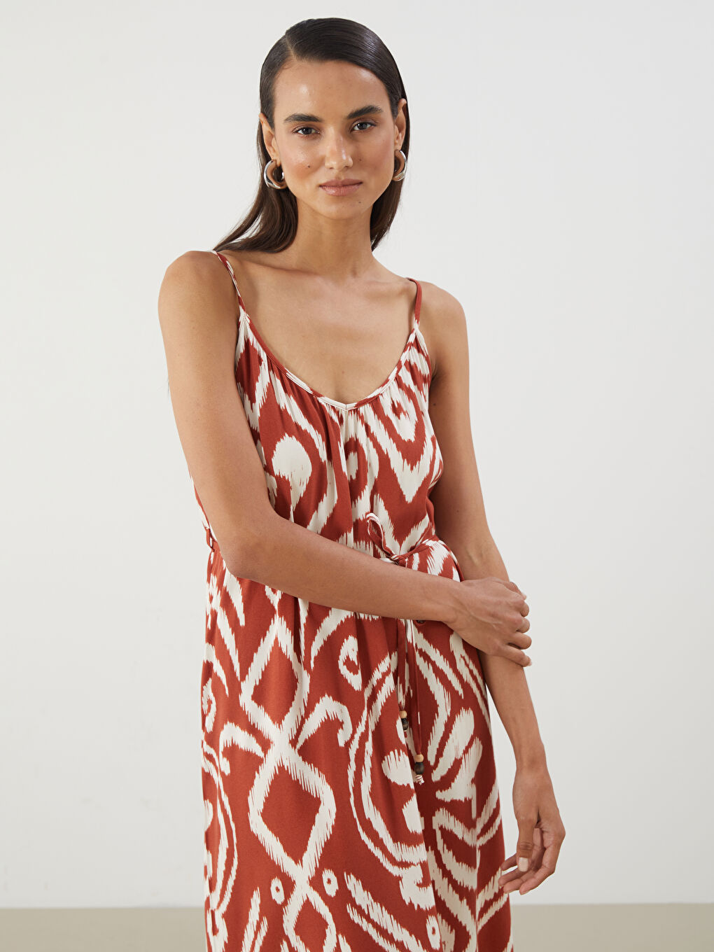 Woman ORANGE Dress -S5NR08Z8-LSR