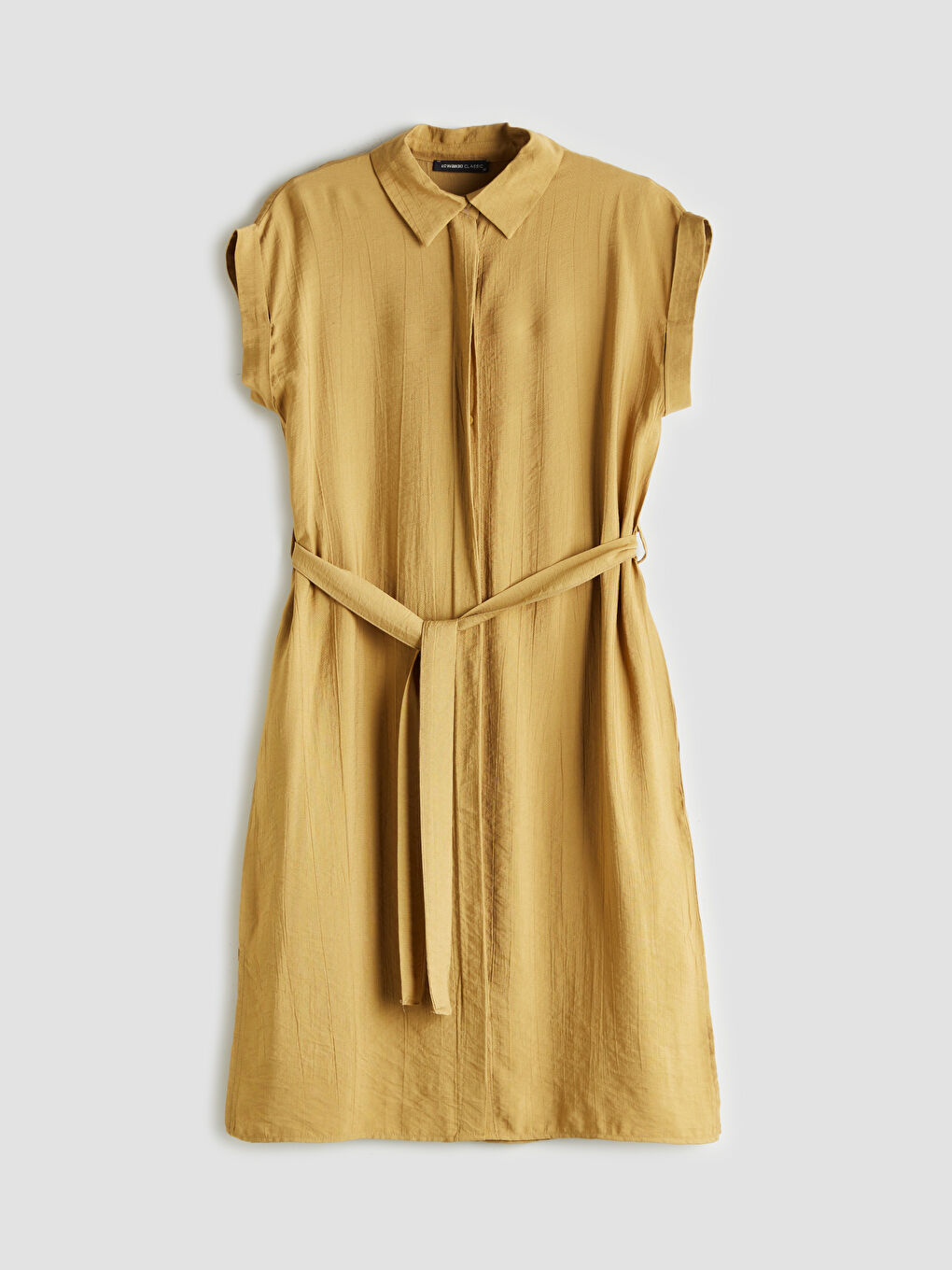 LCWAIKIKI Classic Woman GREEN Shirt Dress -S5NR17Z8-GRS