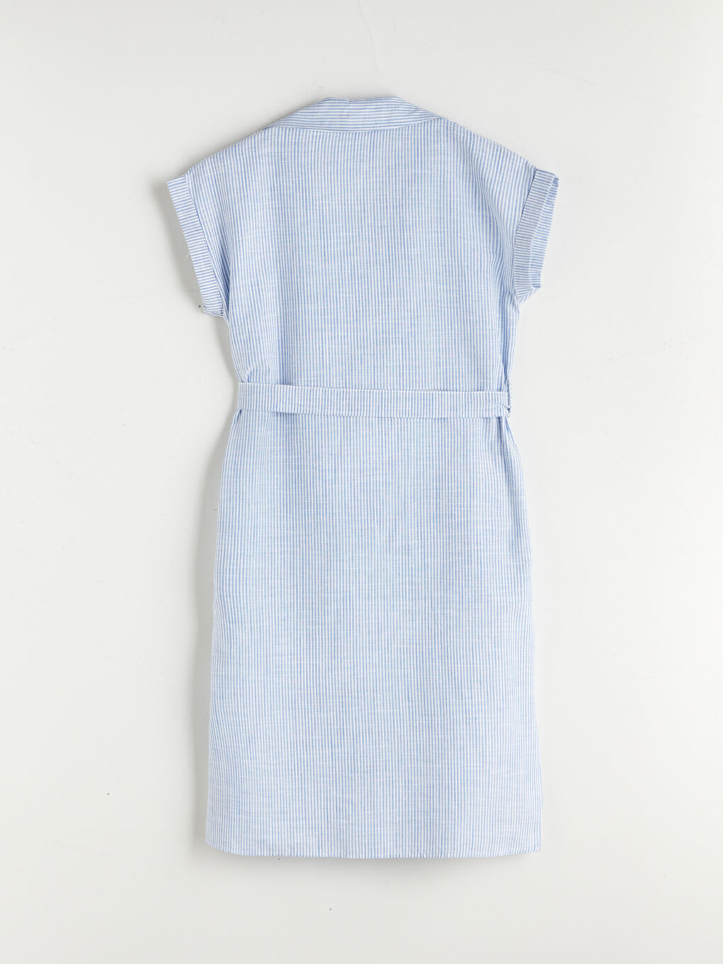 LCWAIKIKI Classic Woman BLUE Shirt Dress -S5NR18Z8-LEN