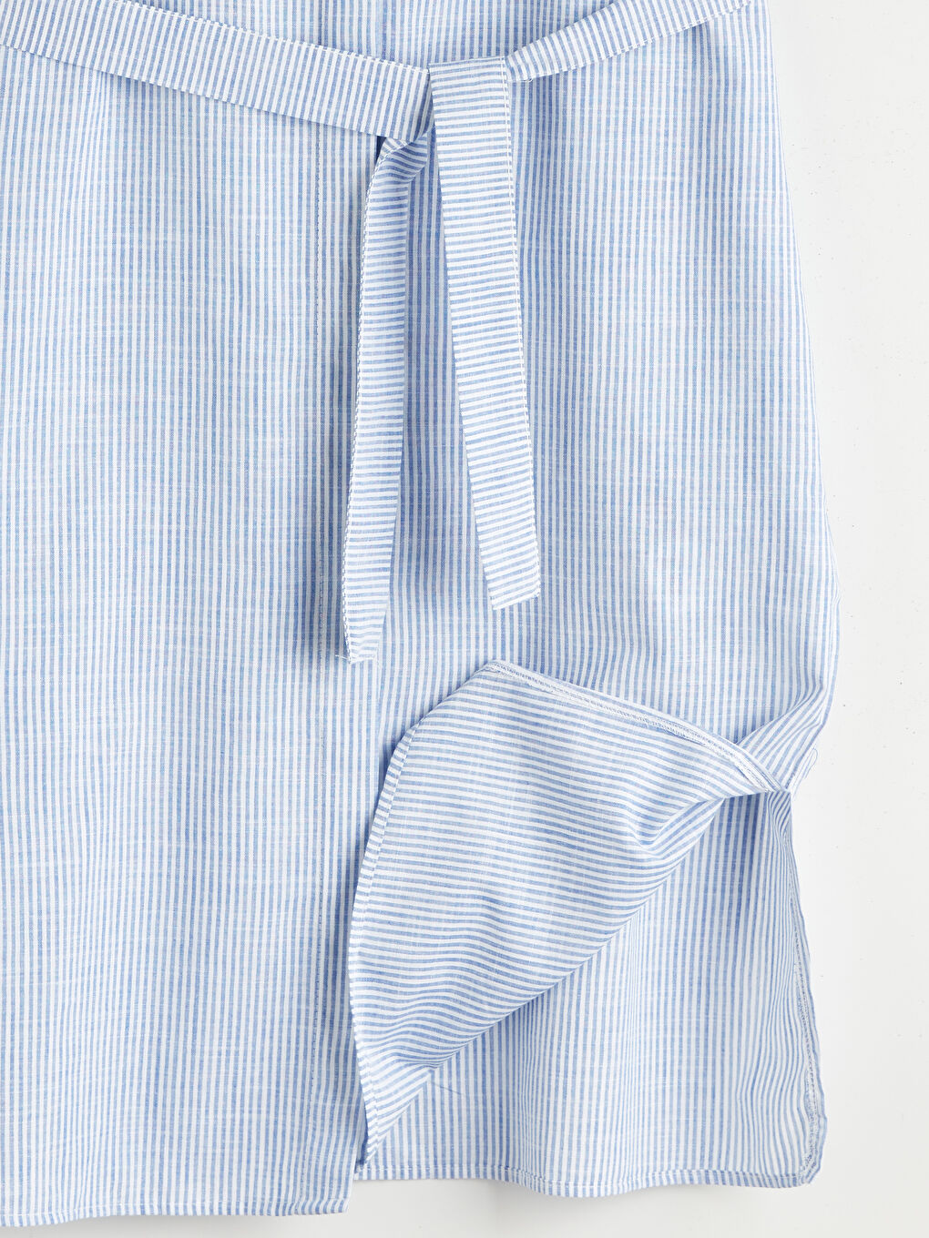 LCWAIKIKI Classic Woman BLUE Shirt Dress -S5NR18Z8-LEN
