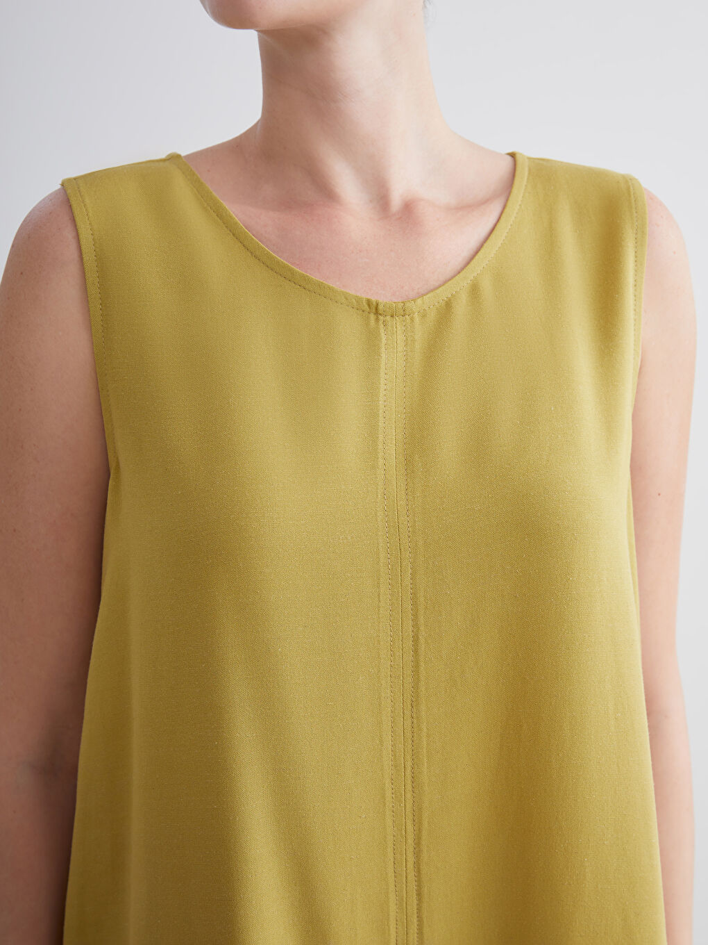 LCWAIKIKI Classic Woman GREEN Dress -S5NR20Z8-GLE