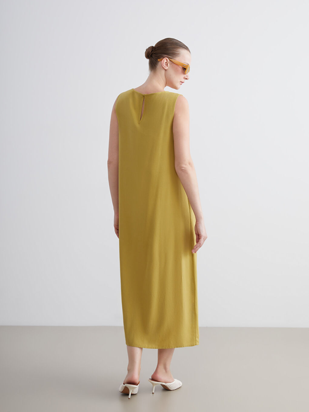 LCWAIKIKI Classic Woman GREEN Dress -S5NR20Z8-GLE