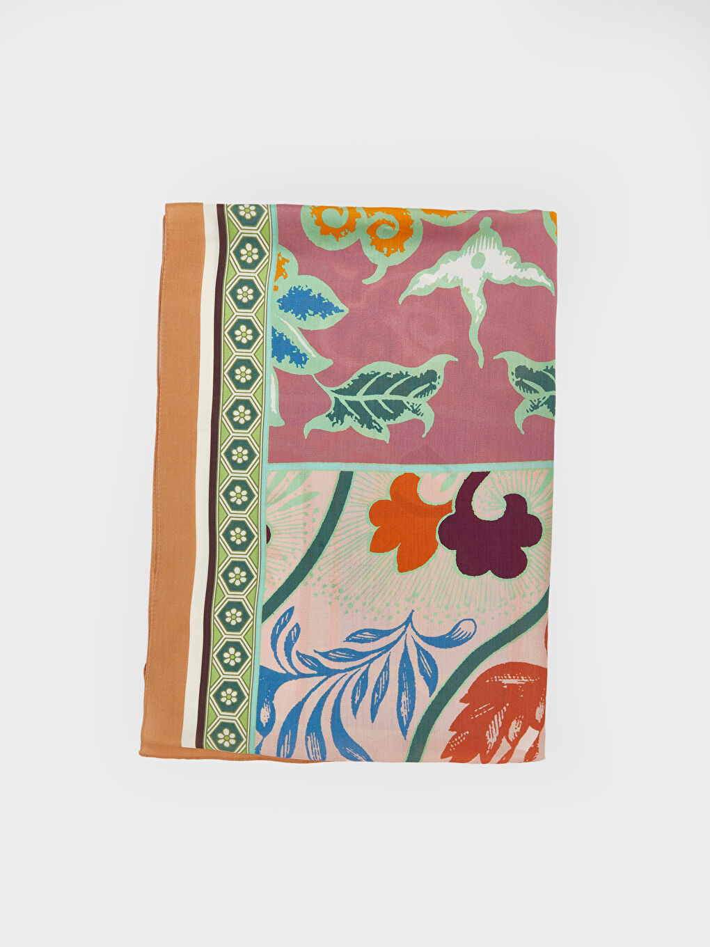 Karışık Desenli Kadın Şal-1