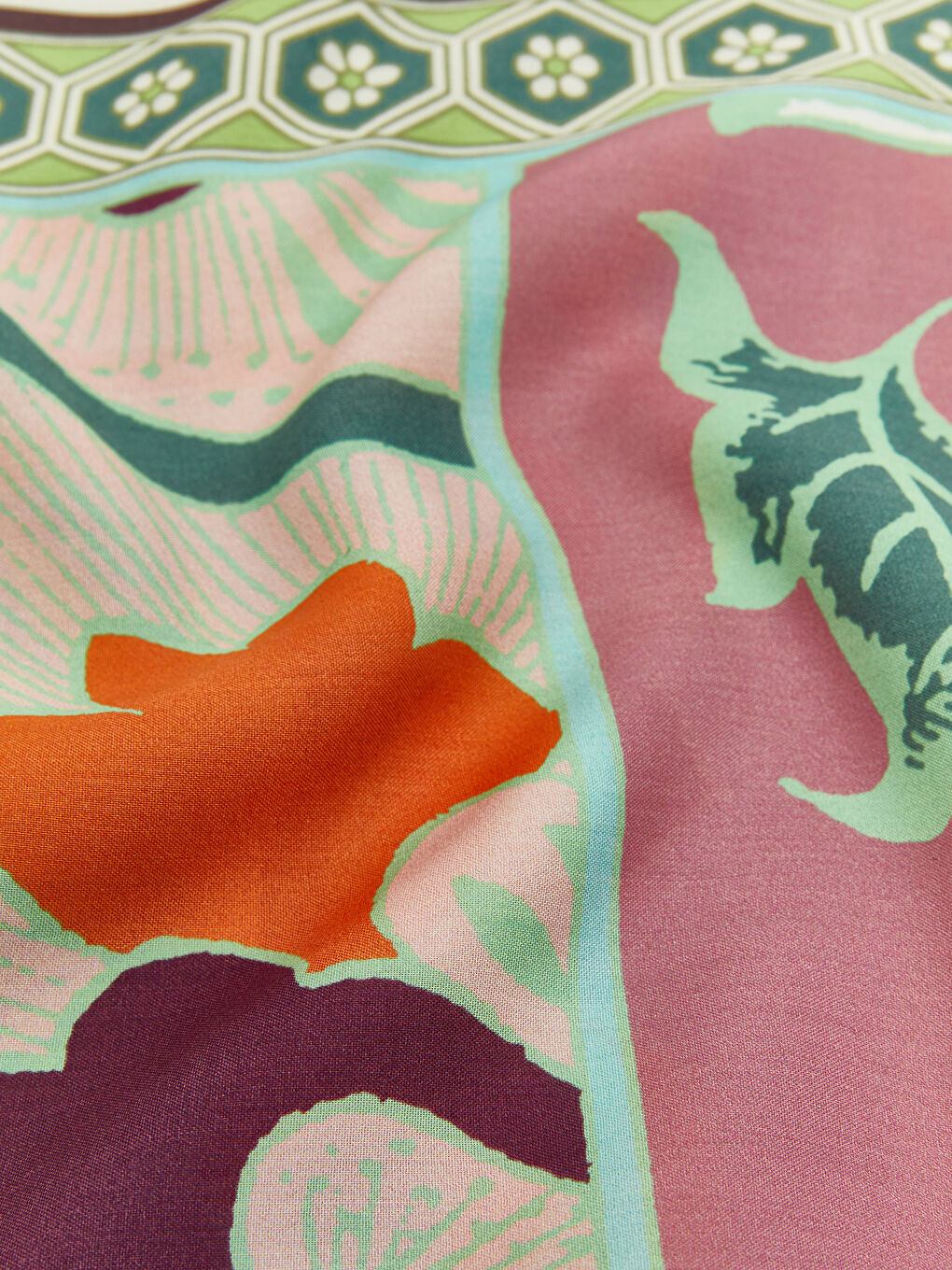 Karışık Desenli Kadın Şal-2