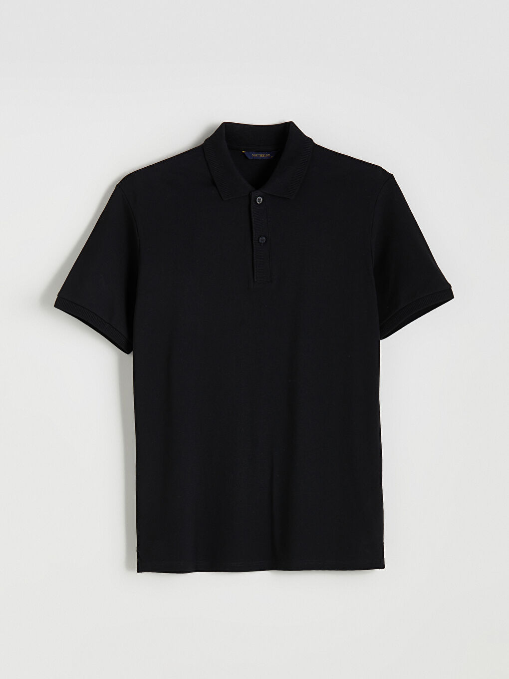 تي شيرت ياقة بولو سادة للرجال-8