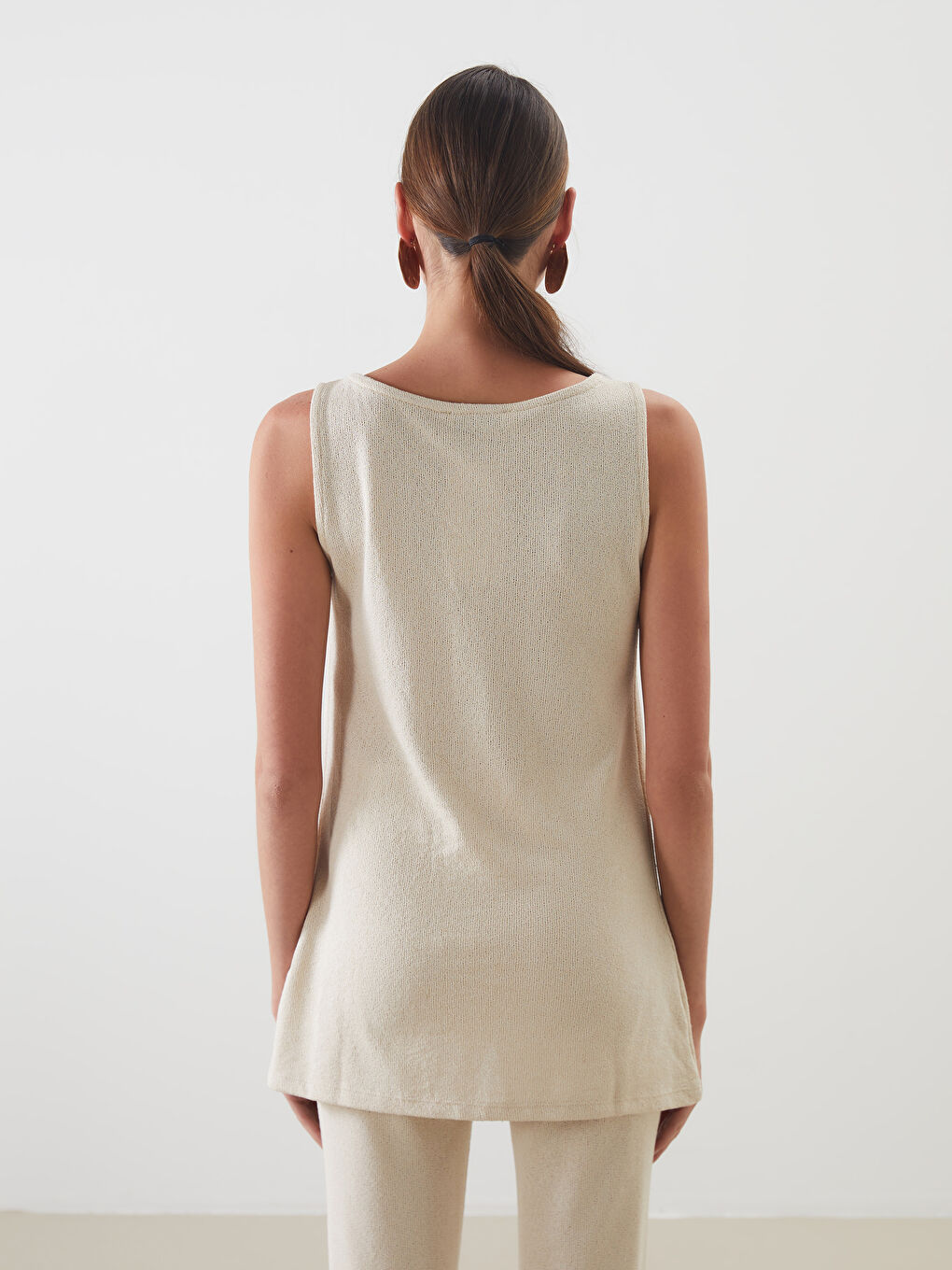 LCW Vision V-Neck Women's Waistcoat -S5NR37Z8-G7K