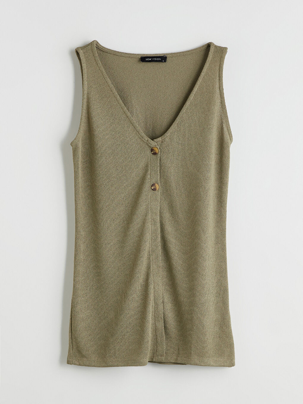 LCW Vision V-Neck Women's Waistcoat -S5NR37Z8-QZR