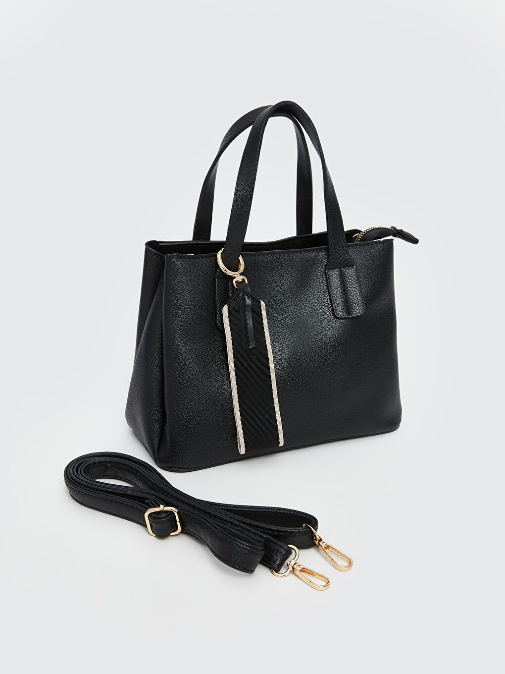 Leather Look Women's Shoulder Bag -S5NR44Z8-RQL