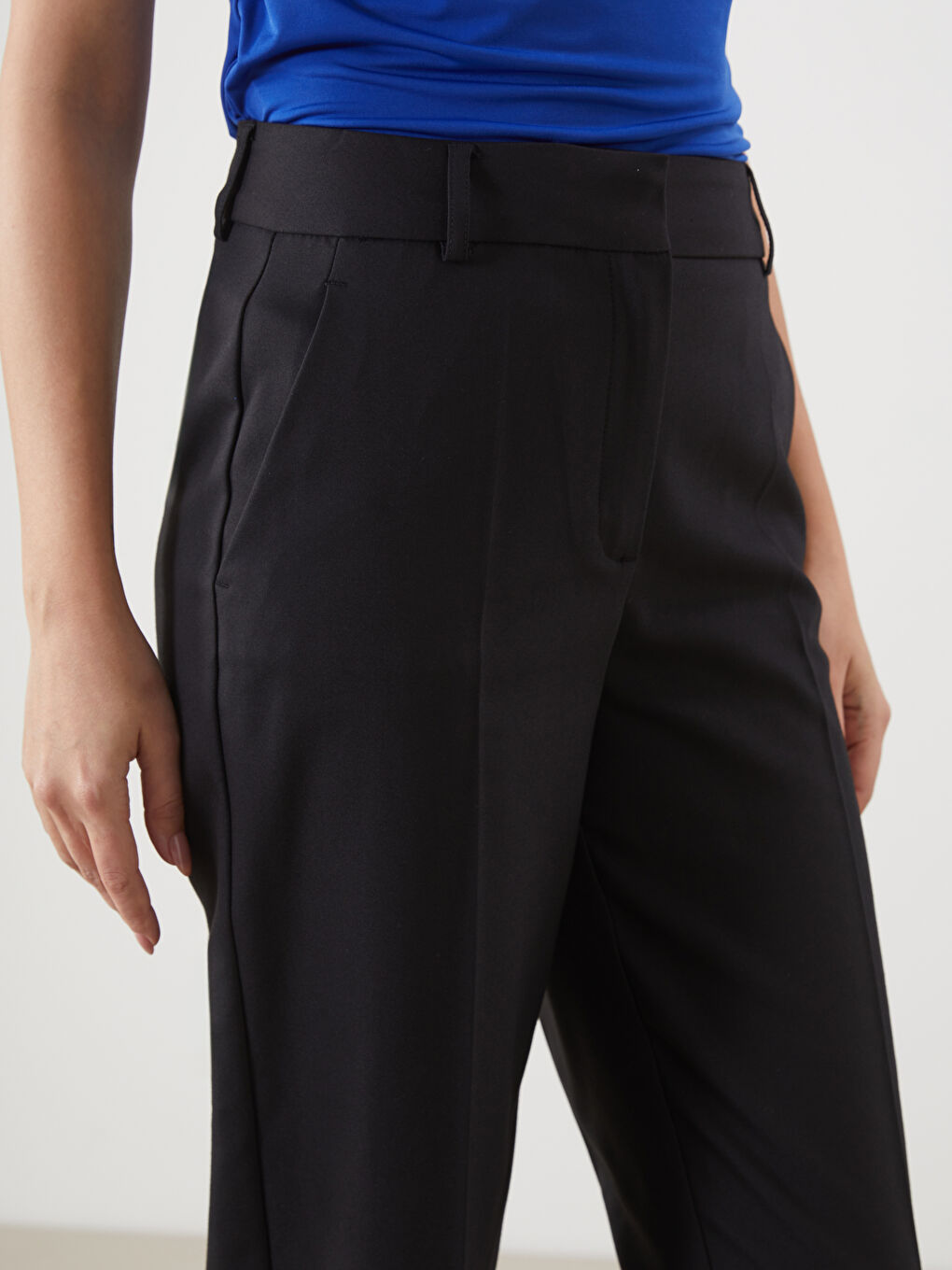 بنطلون بقصة عادية للسيدات-2