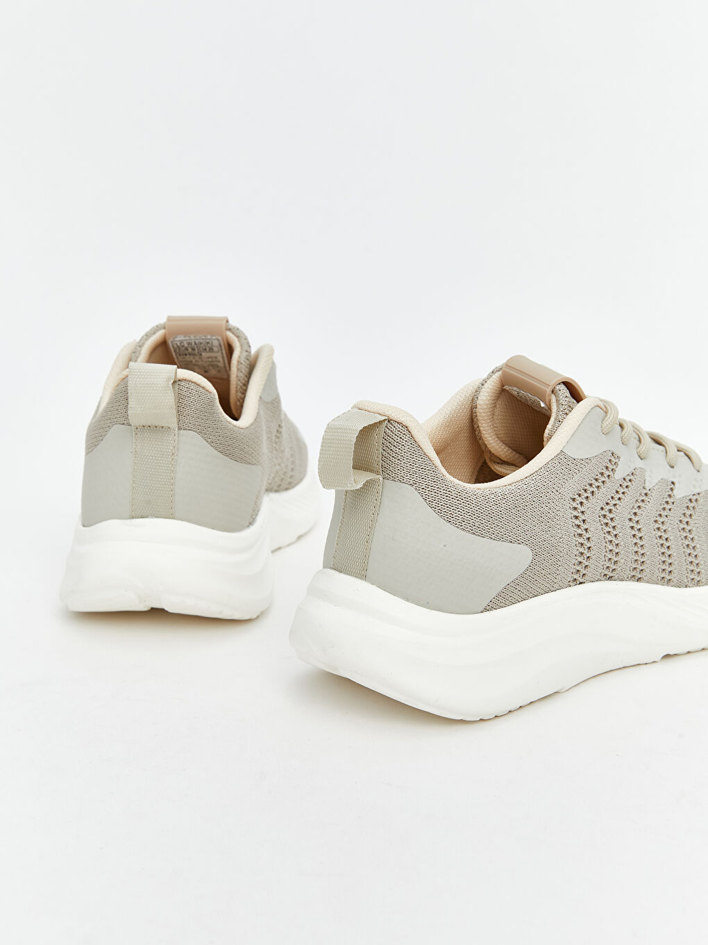 Bej File Detaylı Kadın Spor Ayakkabı-4