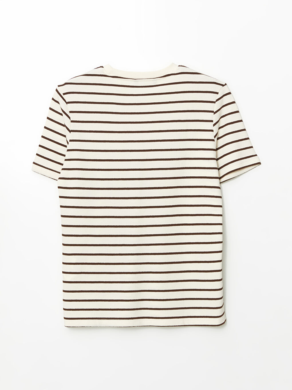 Crew Neck Short Sleeve Striped Men's T-Shirt -S5NS07Z8-LEW