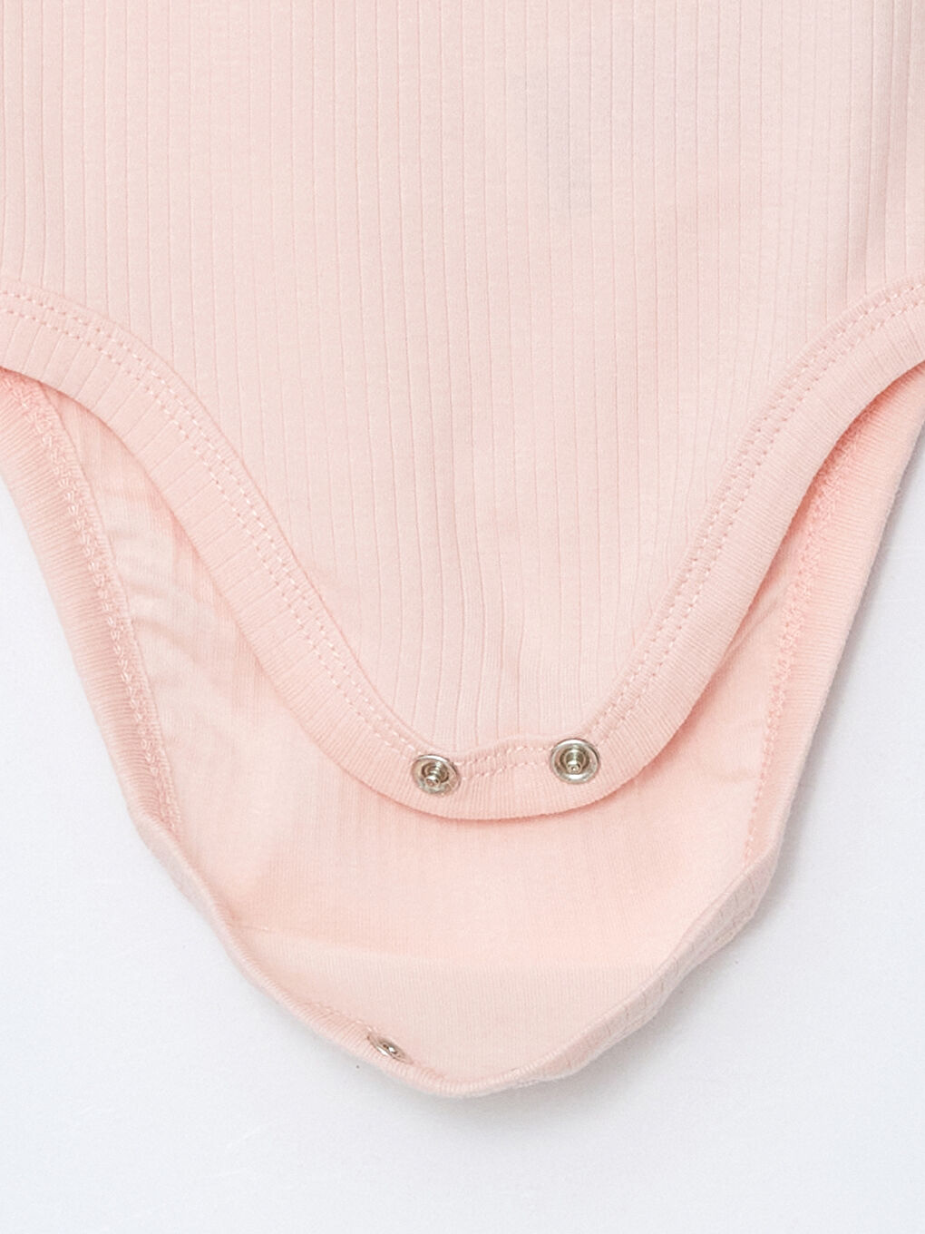 Crew Neck Basic Baby Girl Snap Snap Bodysuit -S5NS22Z1-JM1