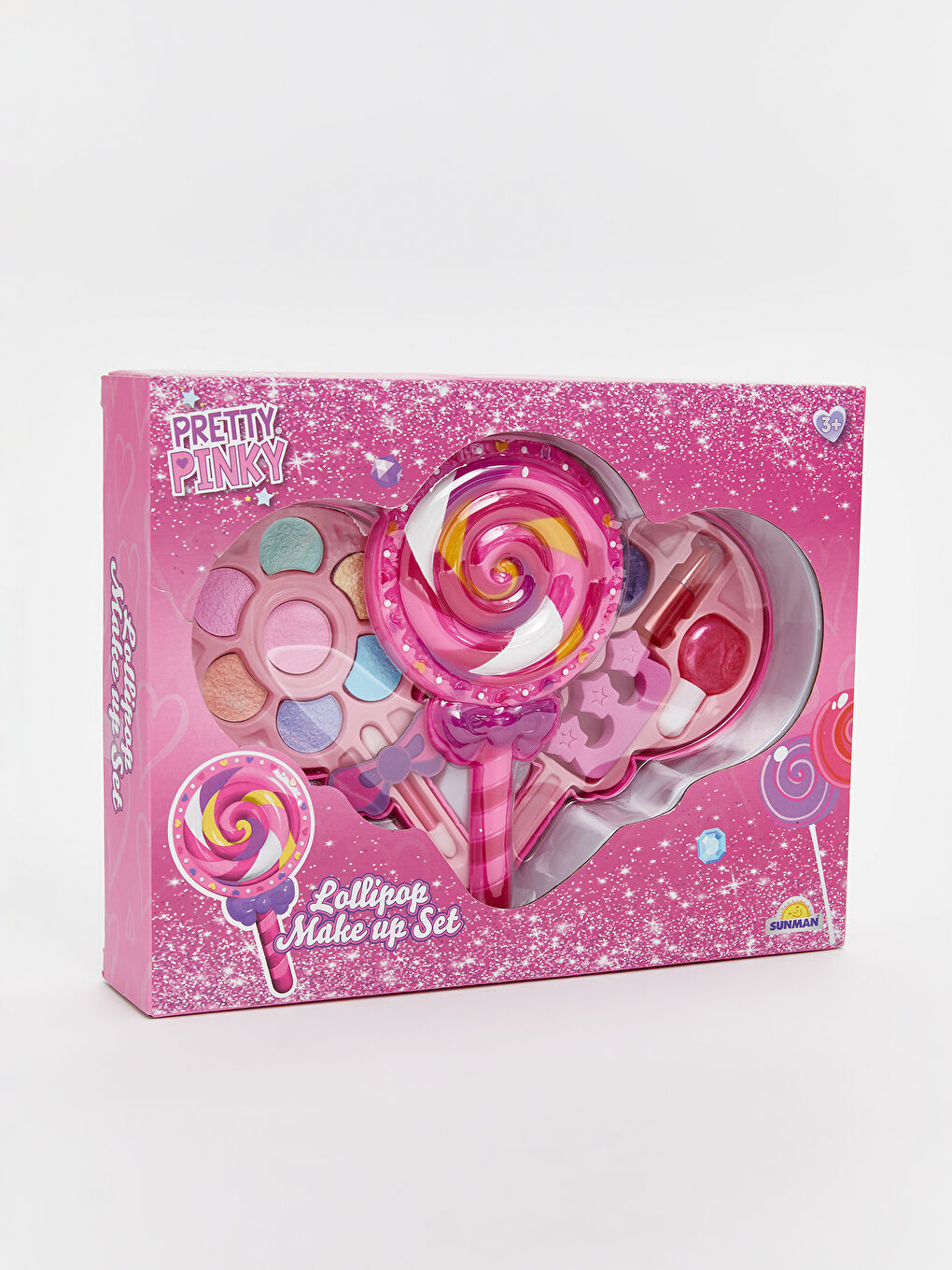 Lolipop Şekilli 2 Katlı Makyaj Güzellik Seti
