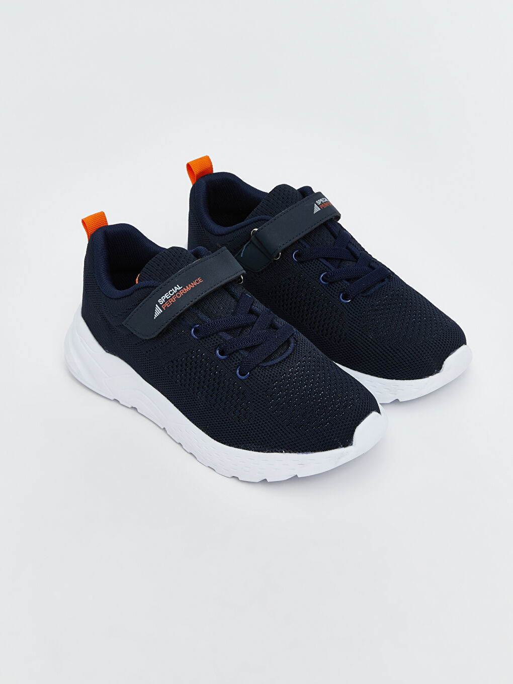 Lacivert Bağcık ve Cırt Cırtlı Erkek Çocuk Spor Ayakkabı
