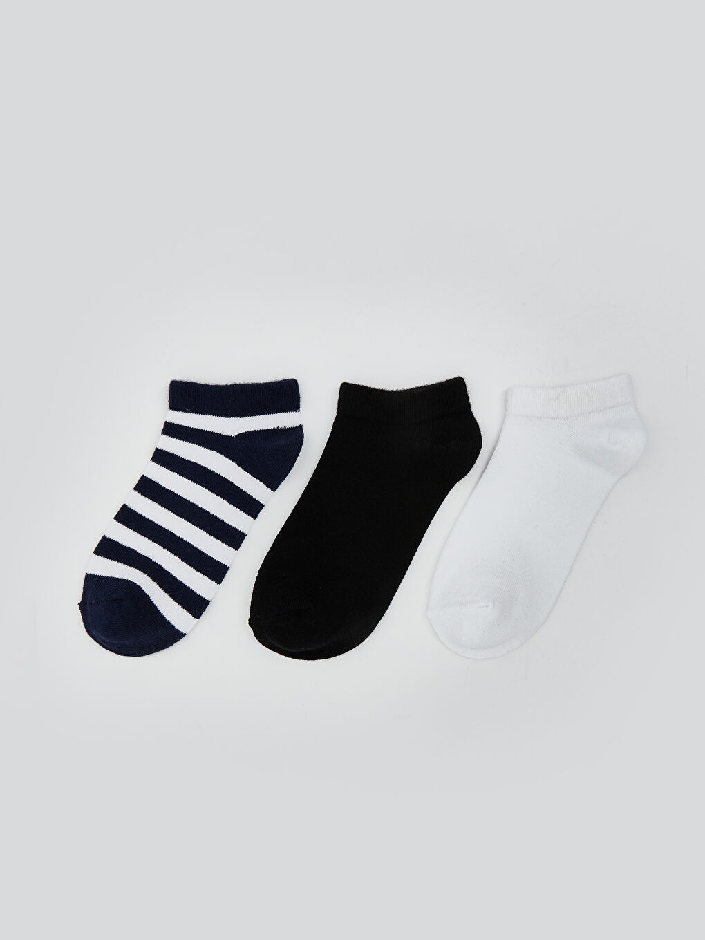 Karışık Erkek Çocuk Patik Çorap 3'lü