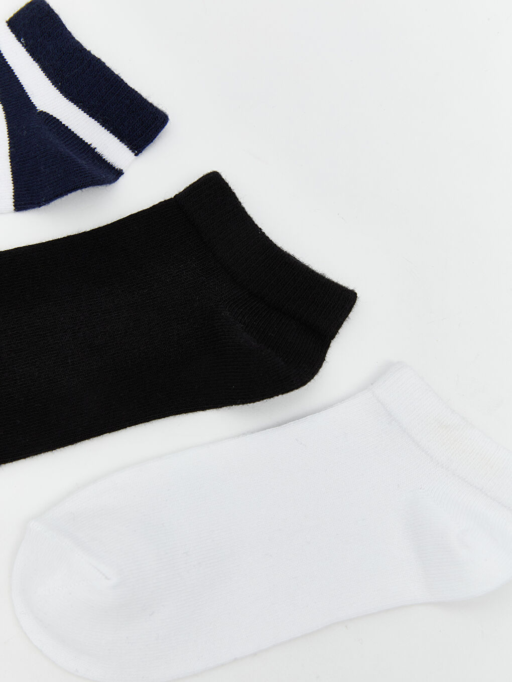 Karışık Erkek Çocuk Patik Çorap 3'lü-1