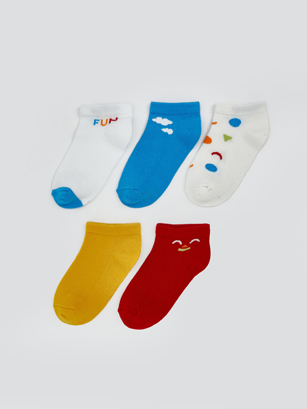 Printed Baby Boy Booties Socks 5 Pieces -S5NT01Z1-Q6K