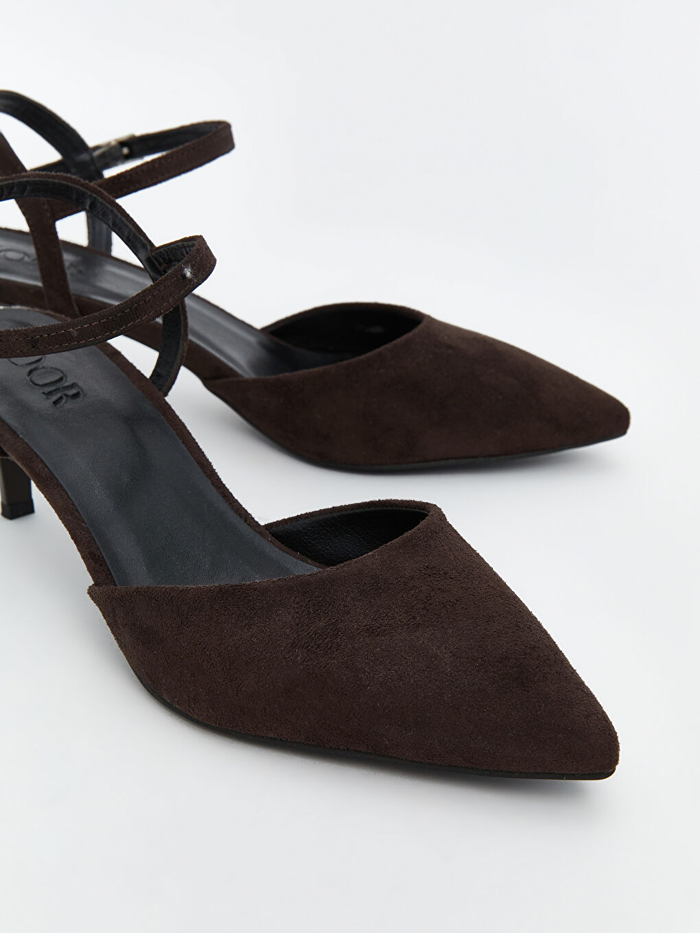 KOOR Suede Look Pointed Toe Women's High Heels -S5NT12Z8-RKQ