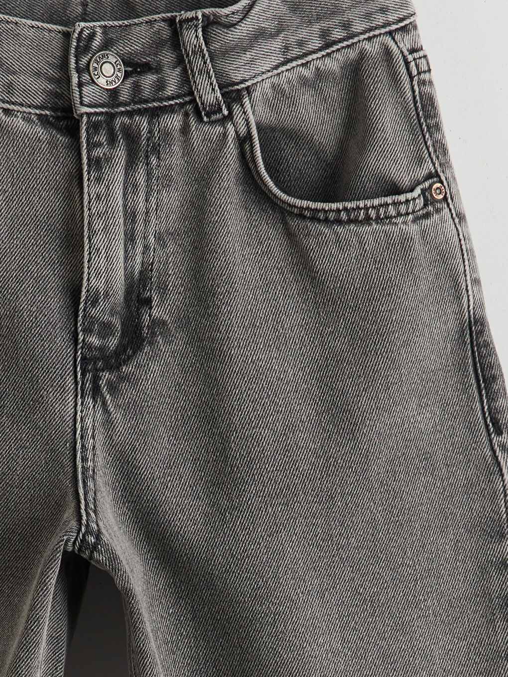 جينز أولاد بخصر مطاطي قابل للتعديل-2