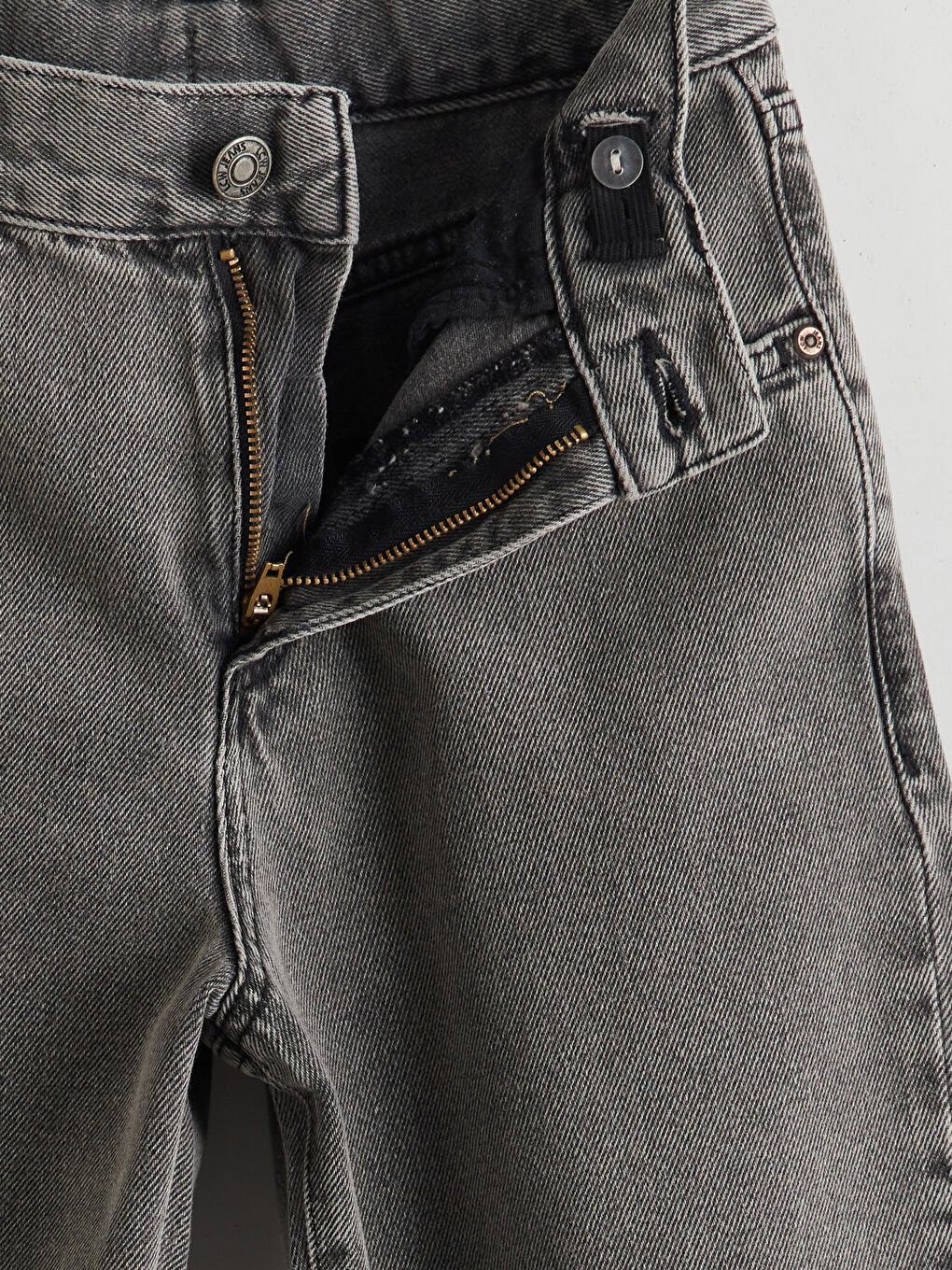 جينز أولاد بخصر مطاطي قابل للتعديل-3