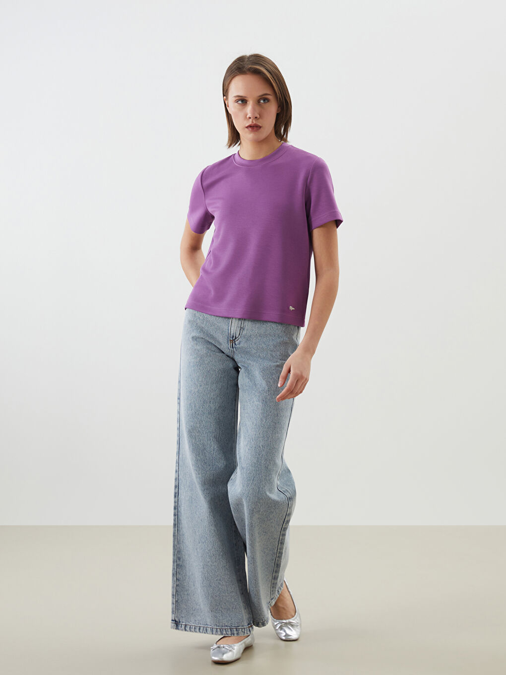 Woman PURPLE T-Shirt -S5NT25Z8-HFJ