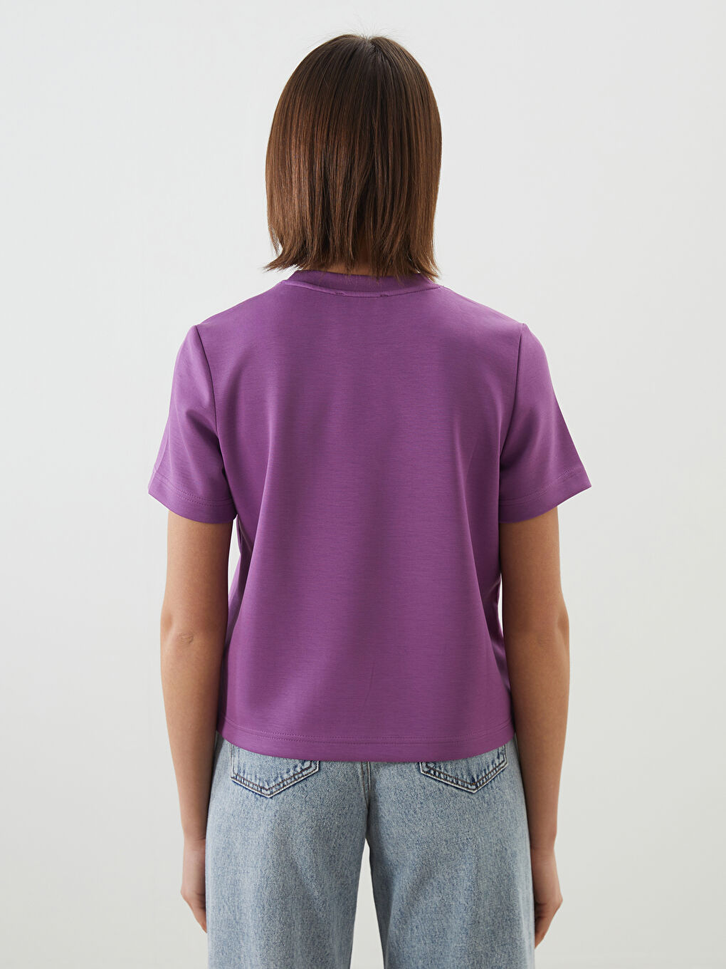 Woman PURPLE T-Shirt -S5NT25Z8-HFJ