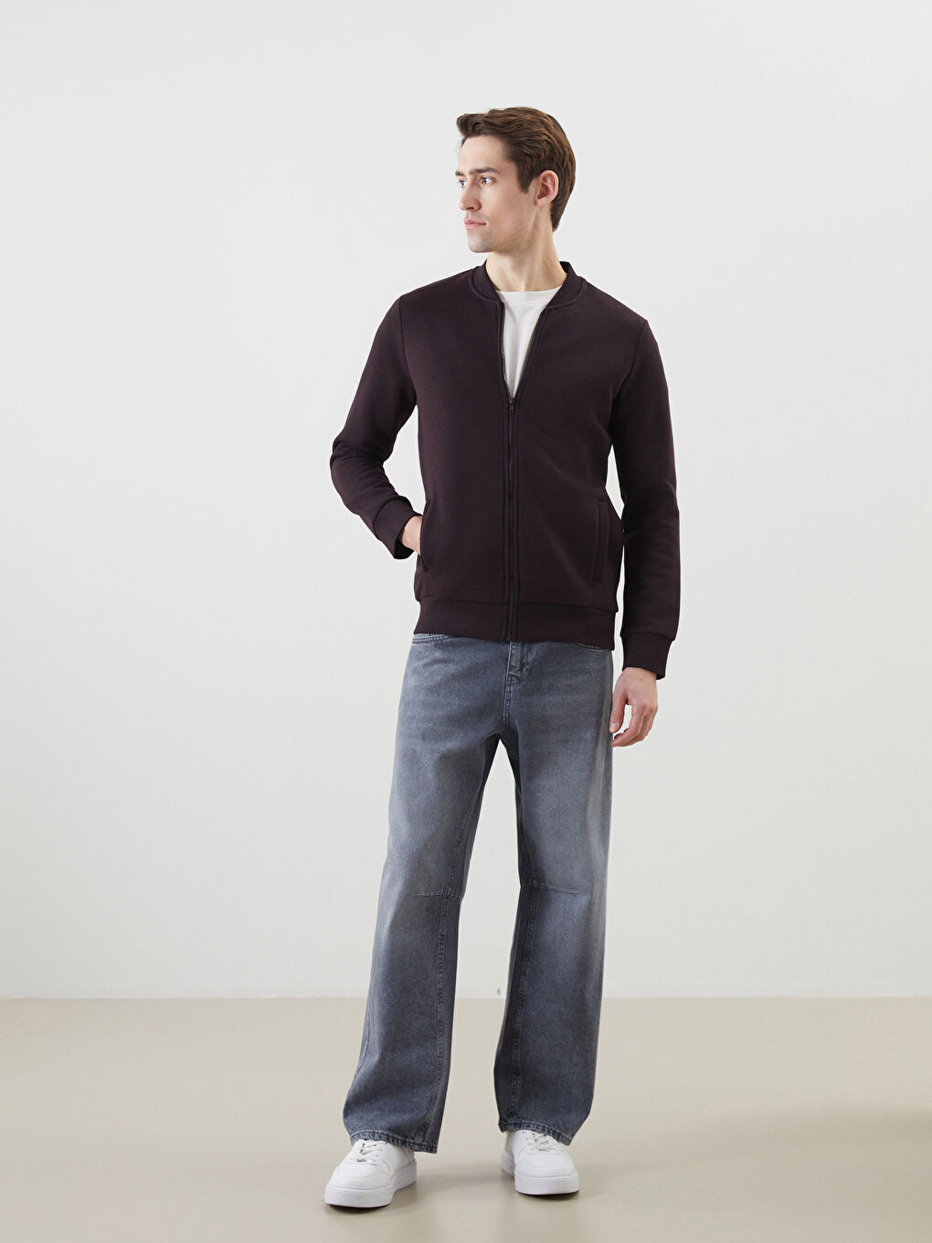Loose Fit Men's Jeans -S5NT30Z8-GRD