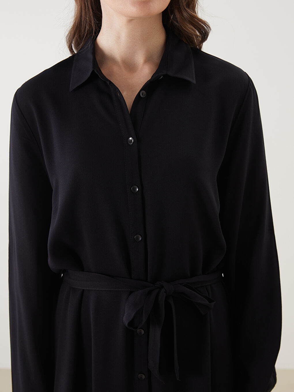 Woman BLACK Shirt Dress -S5NT33Z8-CVL