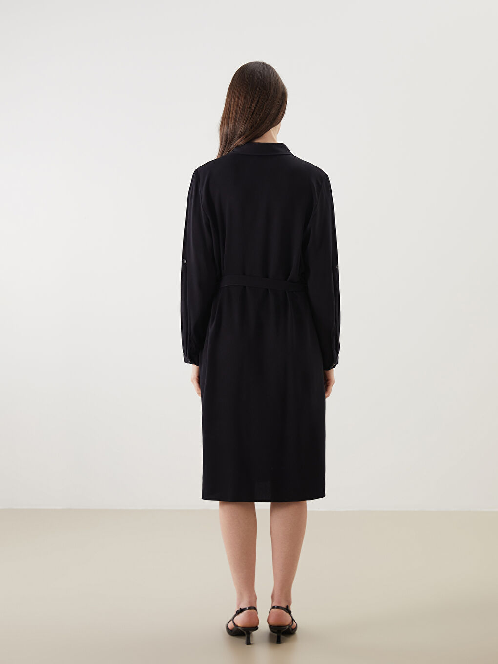 Woman BLACK Shirt Dress -S5NT33Z8-CVL